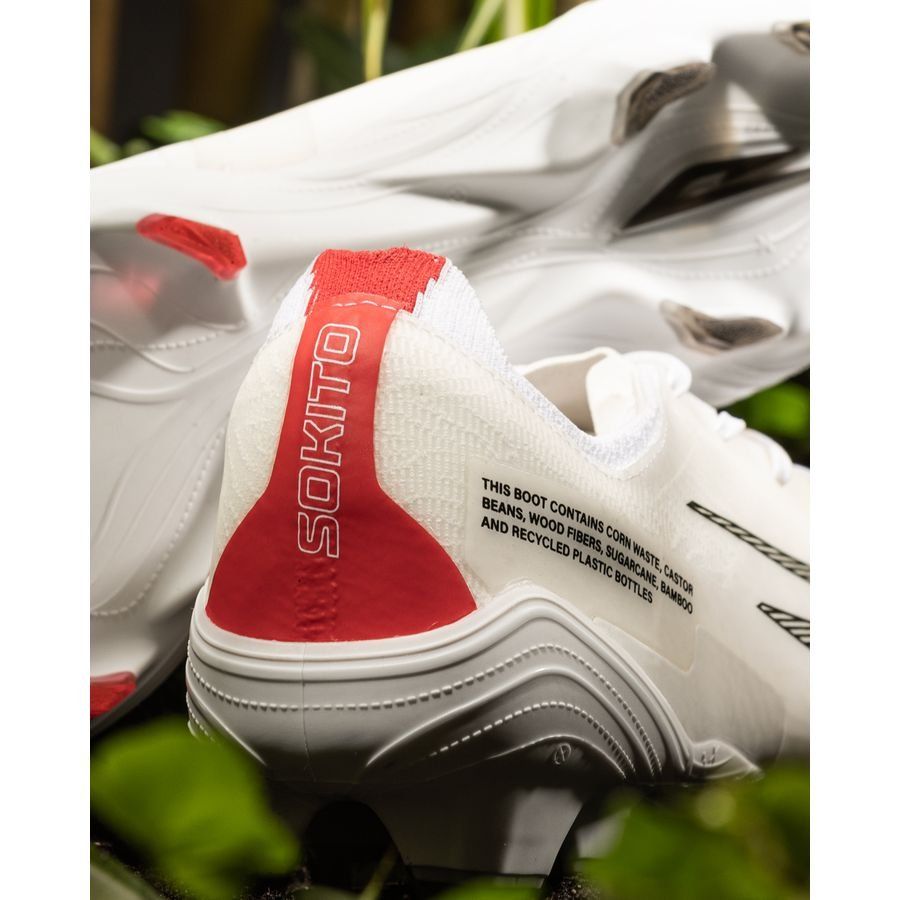 Sokito Scudetta FG Launch Edition - Blanc/Rouge/Noir