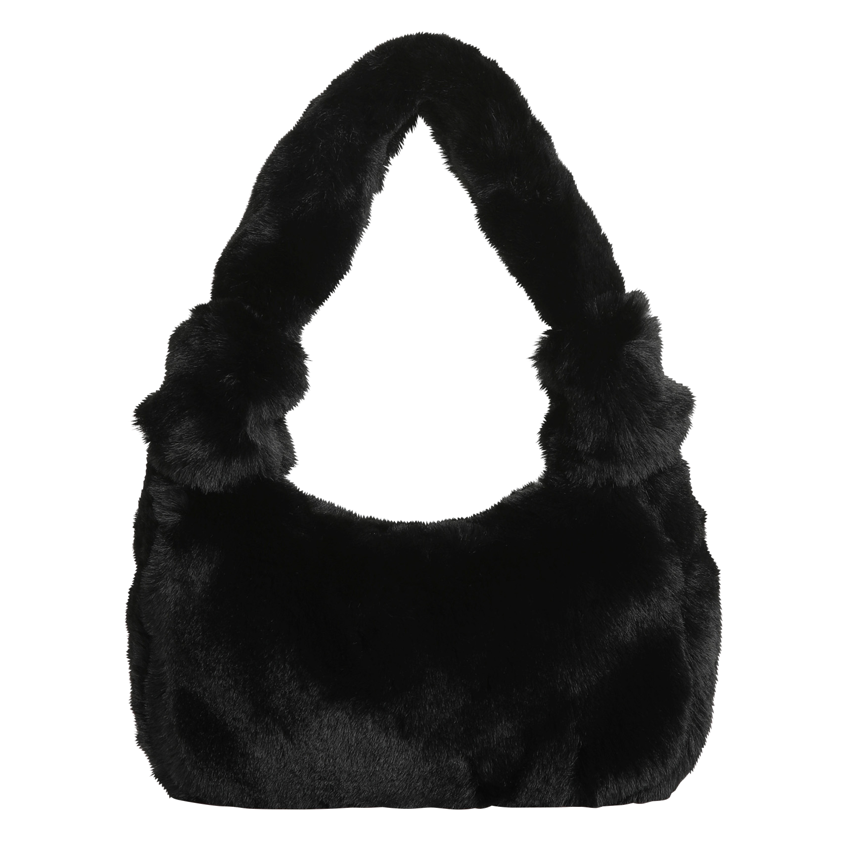 AVA - Sac en fourrure synthétique| Noir