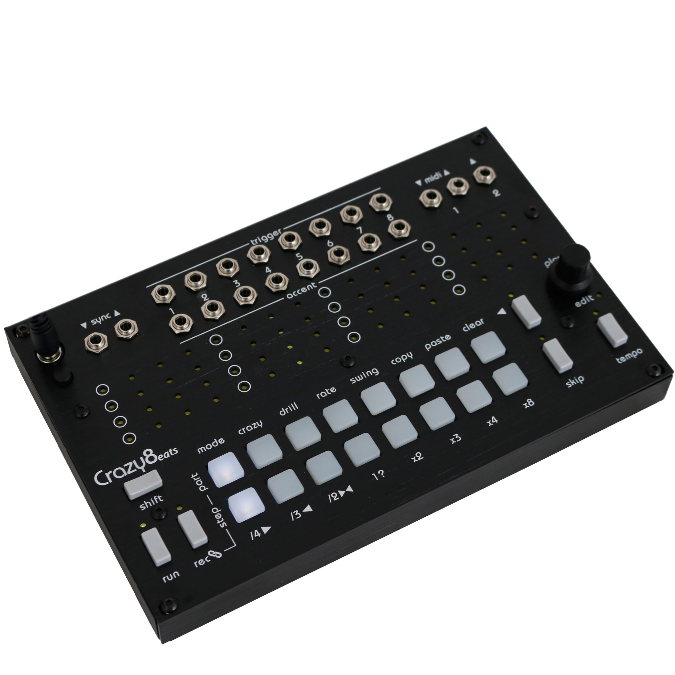 Twisted Electrons Crazy 8 Beats sequencer