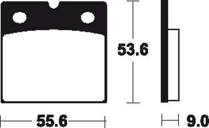 Plaquettes de freins Tecnium Performance métal fritté - MF6