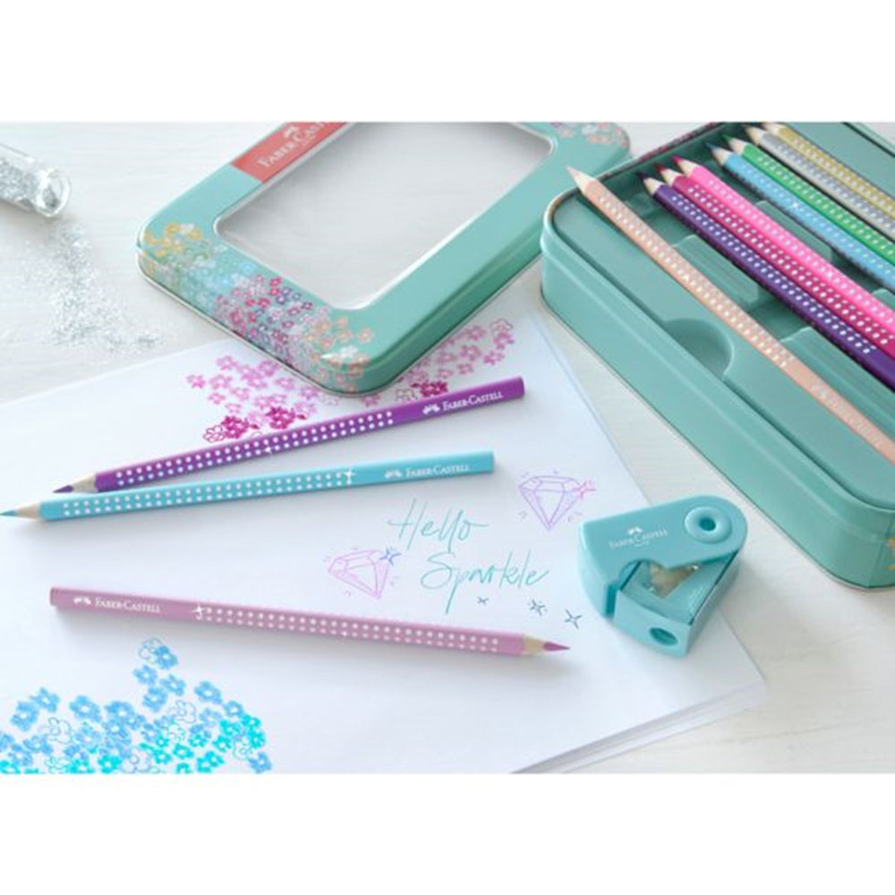 Køb Faber Castell Grip Sparkle 20 Farveblyanter