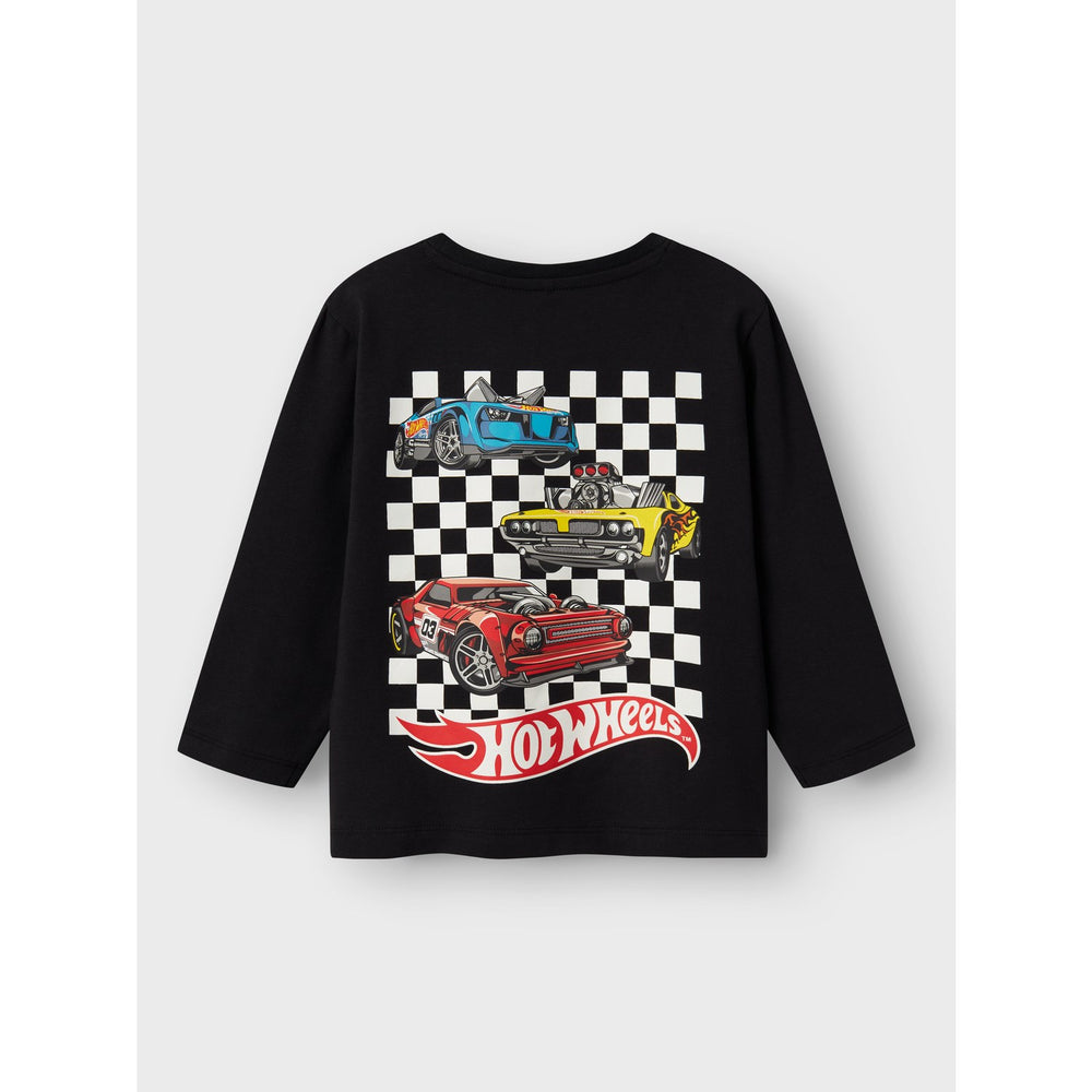 Køb Name It Black Drum Hot Wheels Regular Bluse