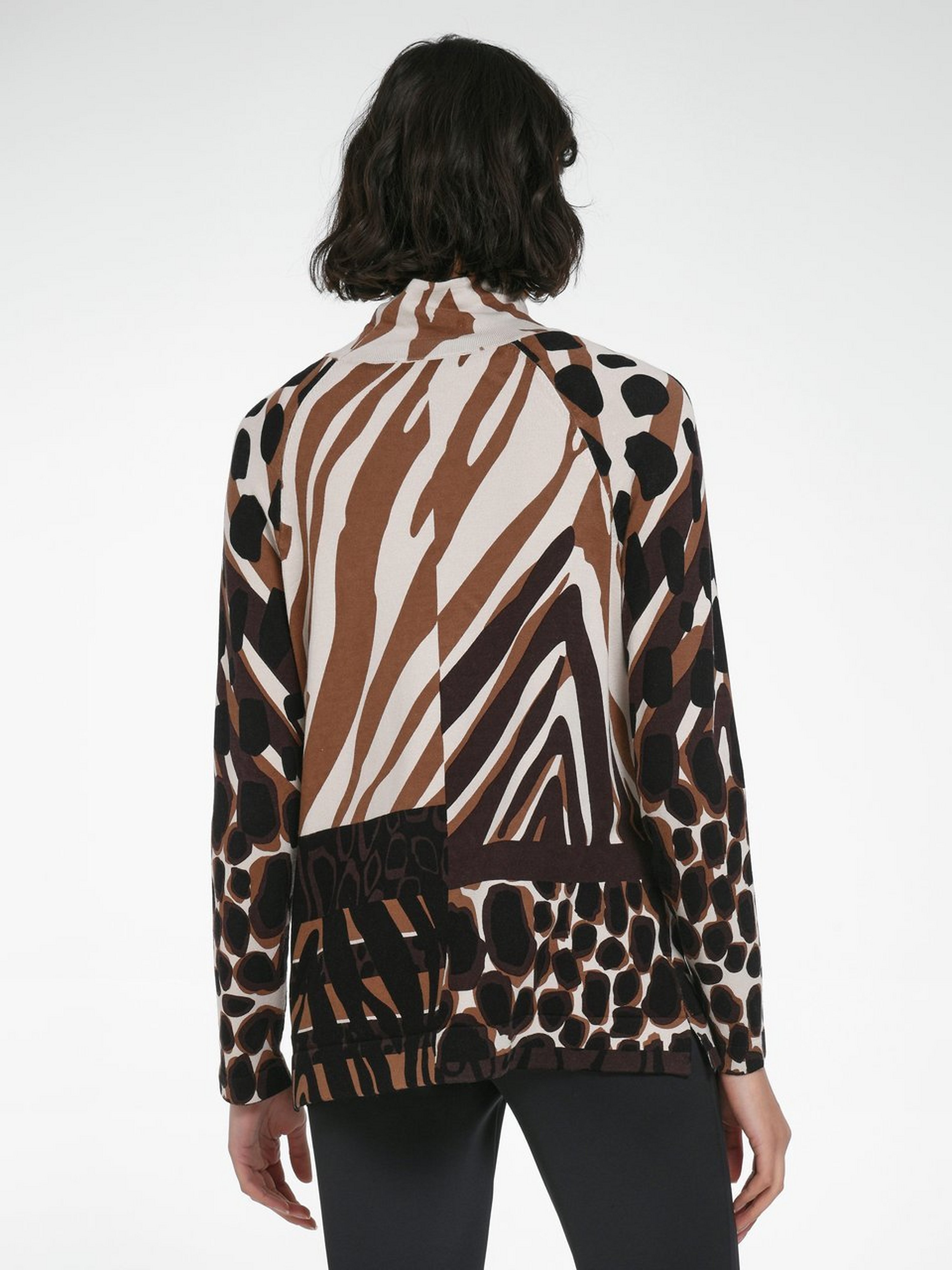 Pullover mit Stehkragen