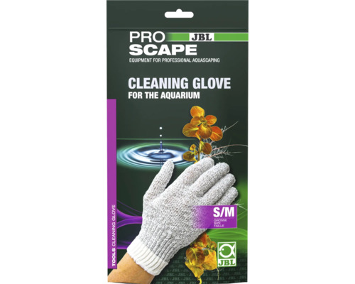 JBL ProScape Reinigingshandschoen voor Aquaria, Maat S/M, 1 paar, reinigingshandschoen, aquascaping