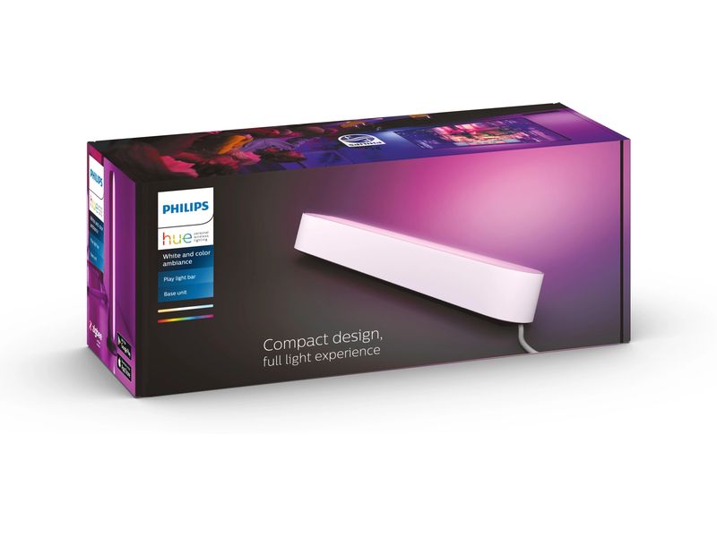 Philips Hue White & Color Ambiance Play Lightbar Basis Weis Hue Light Bar, Weiss (1 Stück)