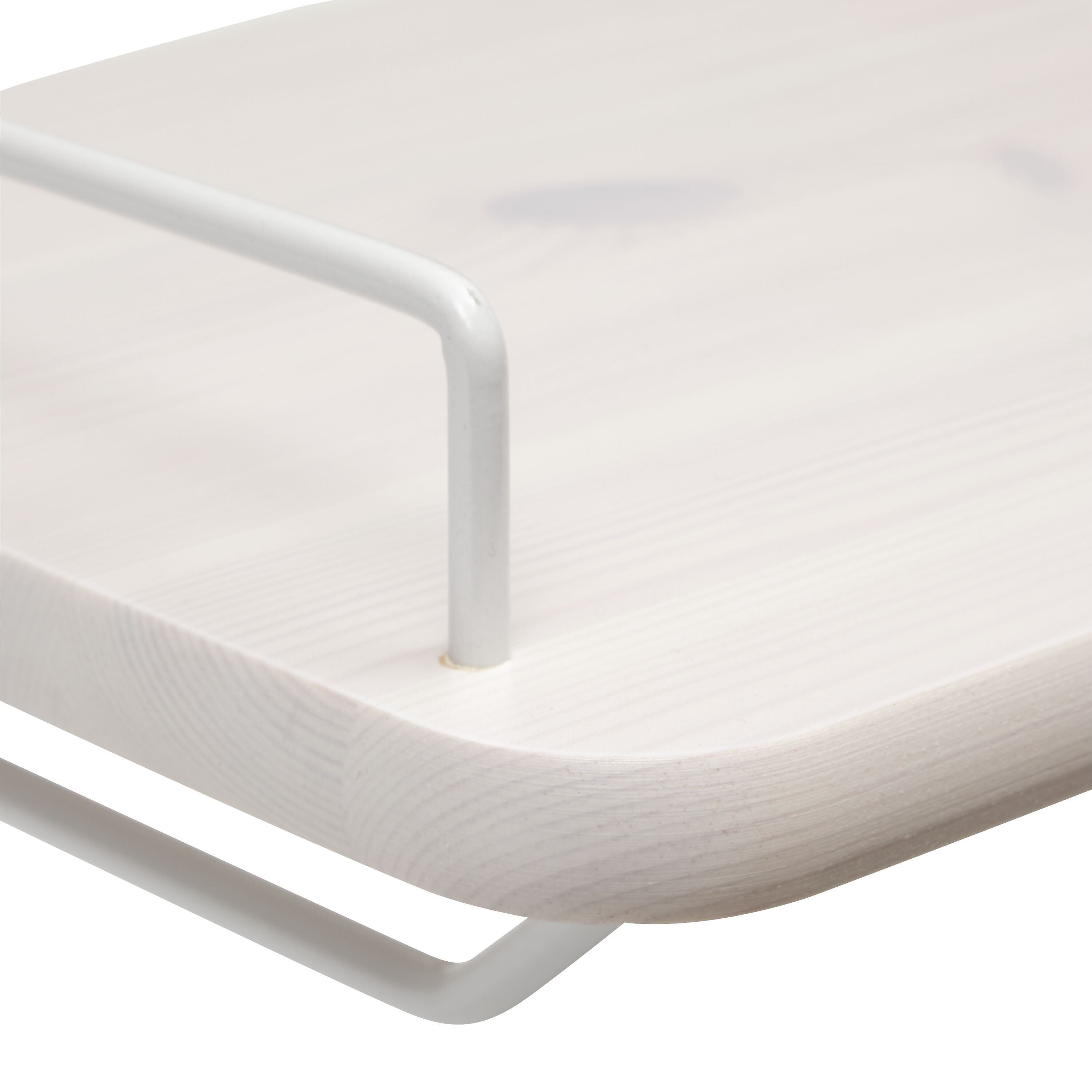 Flexa CLASSIC Einhängenachttisch - White Wash / B: 44.0 cm x T: 25.0 cm x H: 11.0 cm