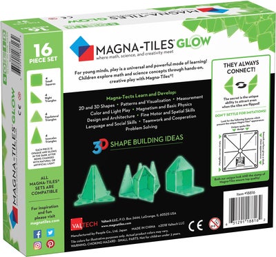 MAGNA-TILES Glow Byggesett 16 Deler
