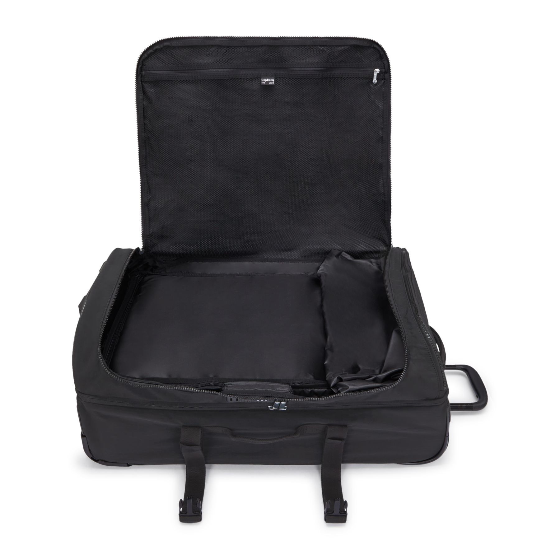 AVIANA L Grande valise à roulettes avec sangles ajustables - Black Noir