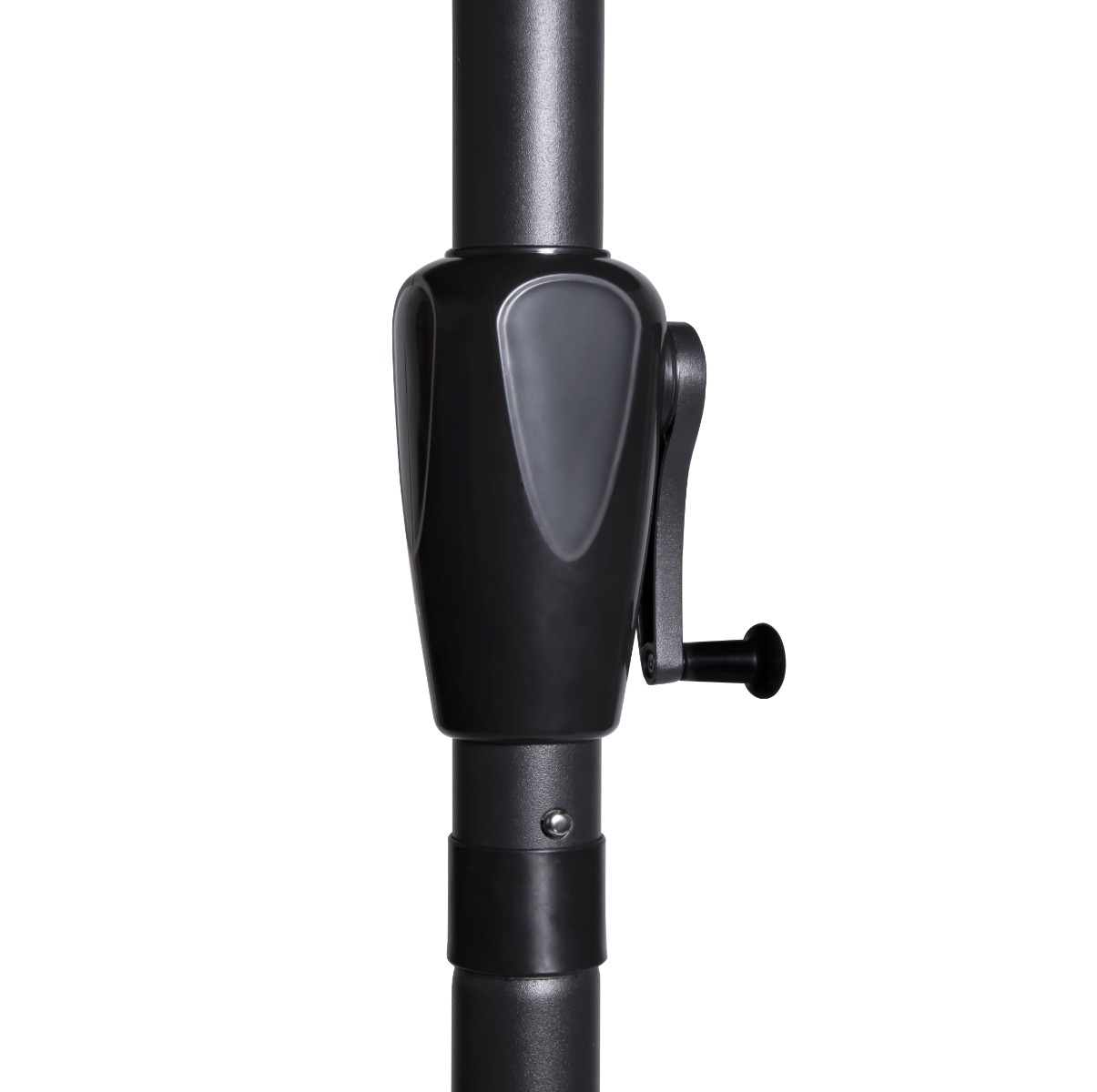VONROC Magione 270 x 135 cm Premium parasol - Black