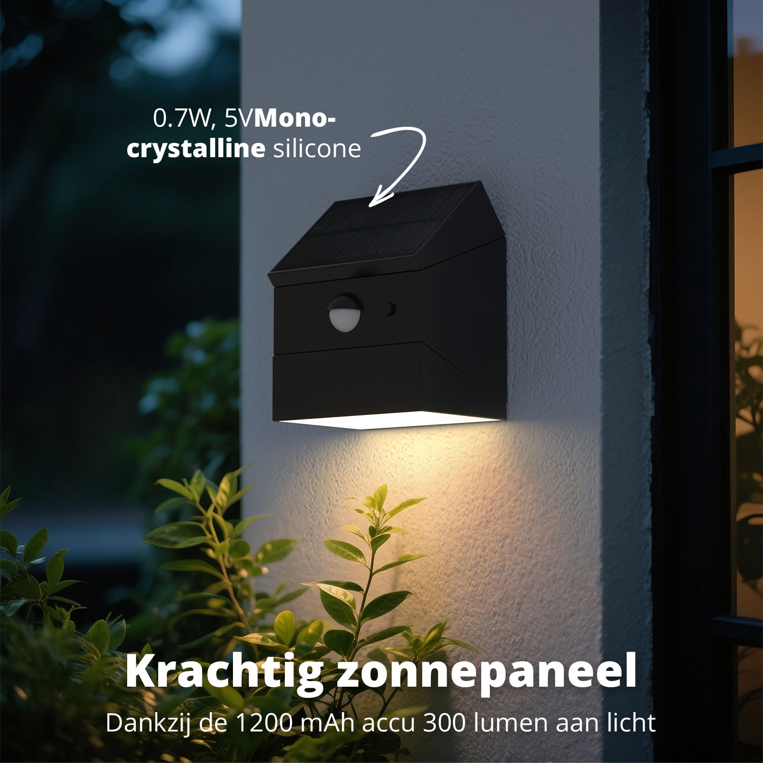 FlinQ TwistCube Solar wandlamp - set van 2