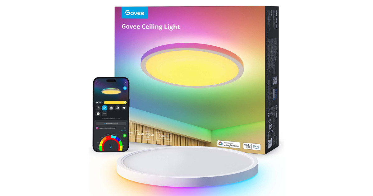 GoveeCeiling Light lamp  (Wit, Ø 30 cm)