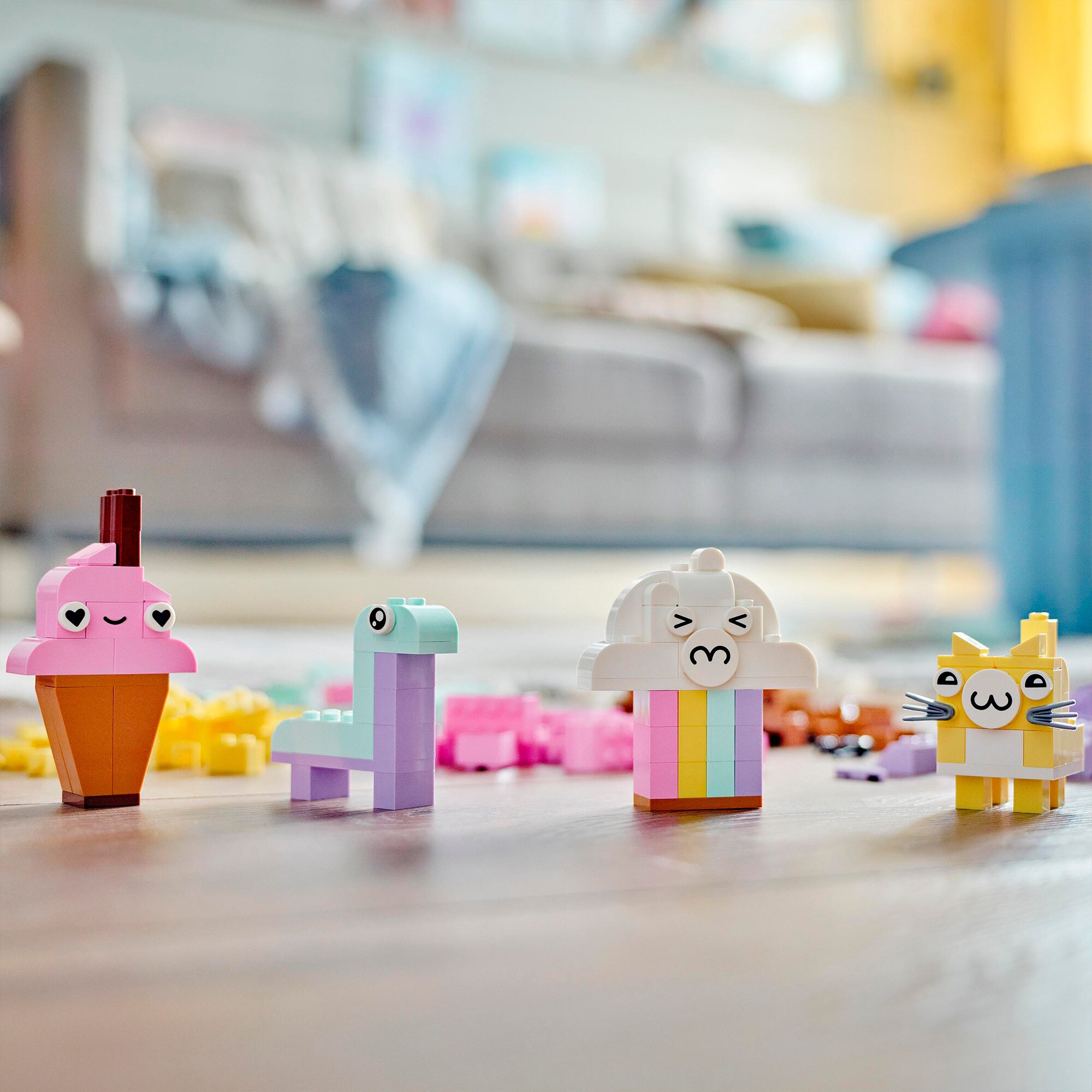 LEGO Konstruktionsspielzeug Classic Pastell Kreativ-Bauset
