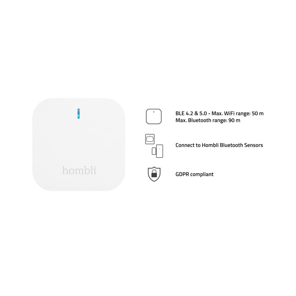 Hombli - Outdoor Smart Spot Light - Kit (3 pcs) Bundle withHombli Smart Bluetooth Bridge