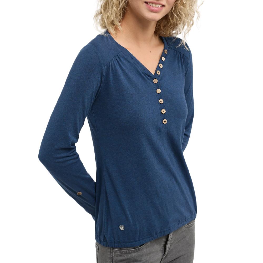 Ragwear T-shirt Manches Longues Marine Femme Ragwear Pinchi