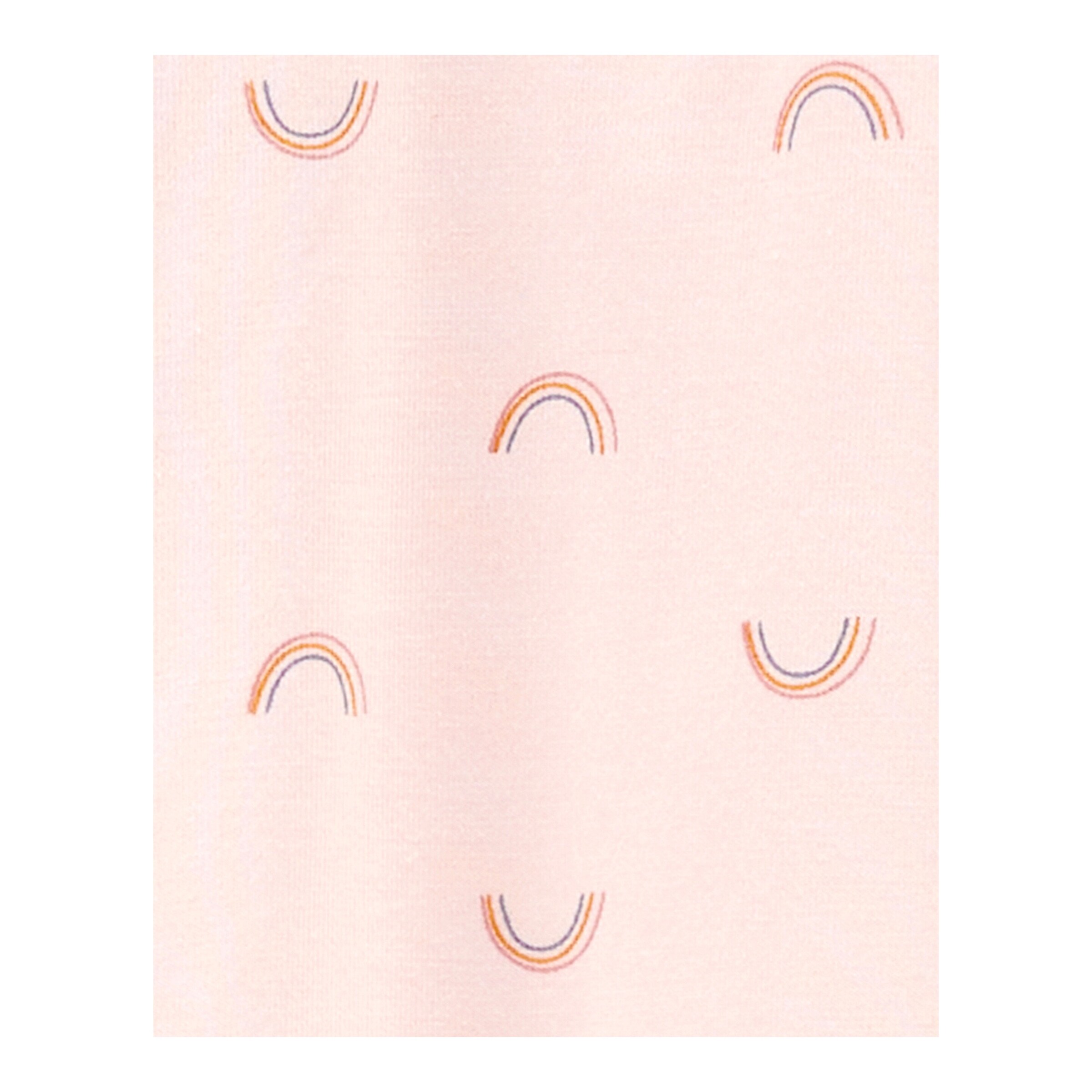 Carter's Overall mit Fuß Regenbogen rosa