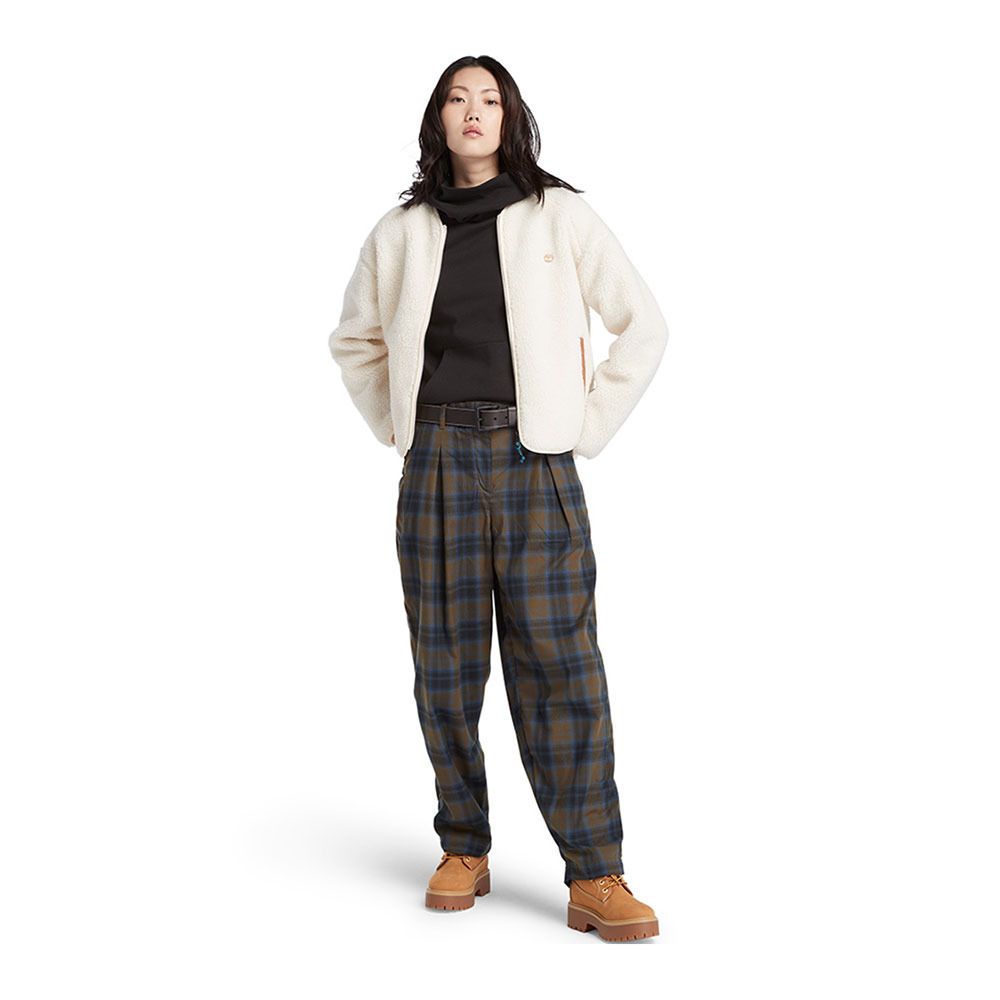 Timberland SHERPA FLEECE BOMBER - Polaire Femme smoke