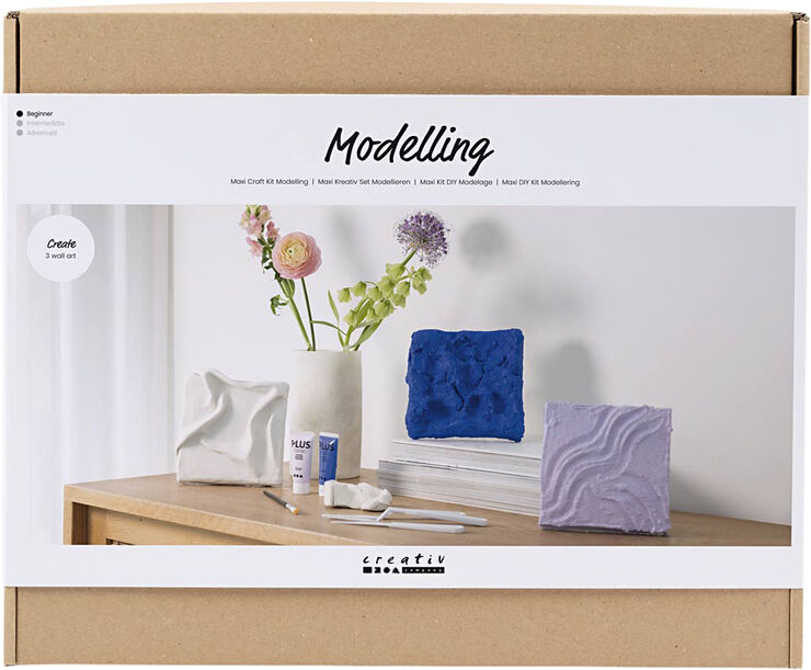 Creativ Company Maxi DIY Kit Modellering, Vægdekoration