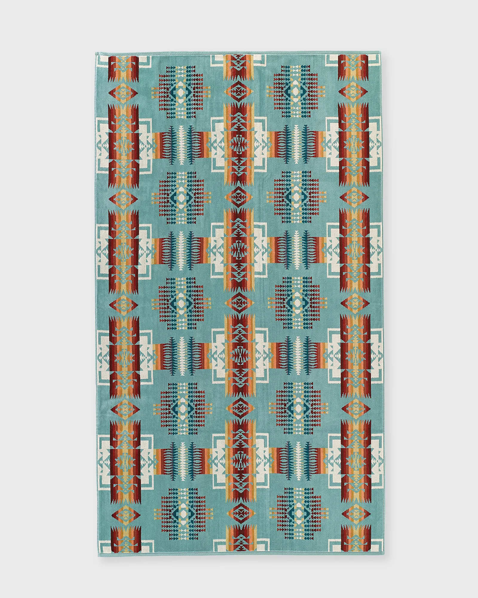 Pendleton Chief Joseph Beach Towel - Aqua (177 X 101 CM)