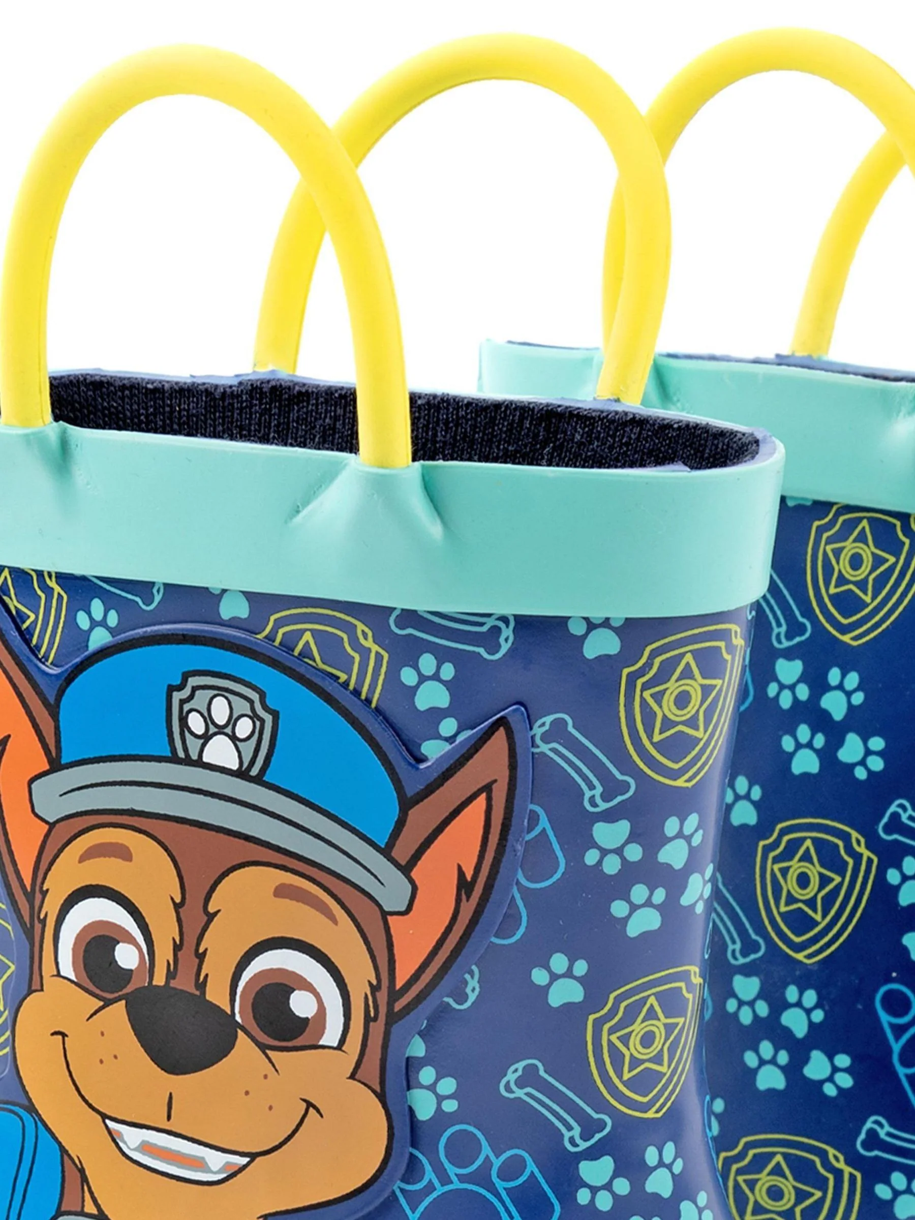 Vanilla Underground Paw Patrol Boys Chase regenlaarzen met print en hendels