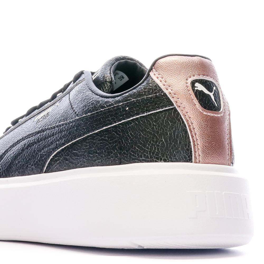 Puma Baskets Noires Femme Puma Oslo Maja Cracked Wn S