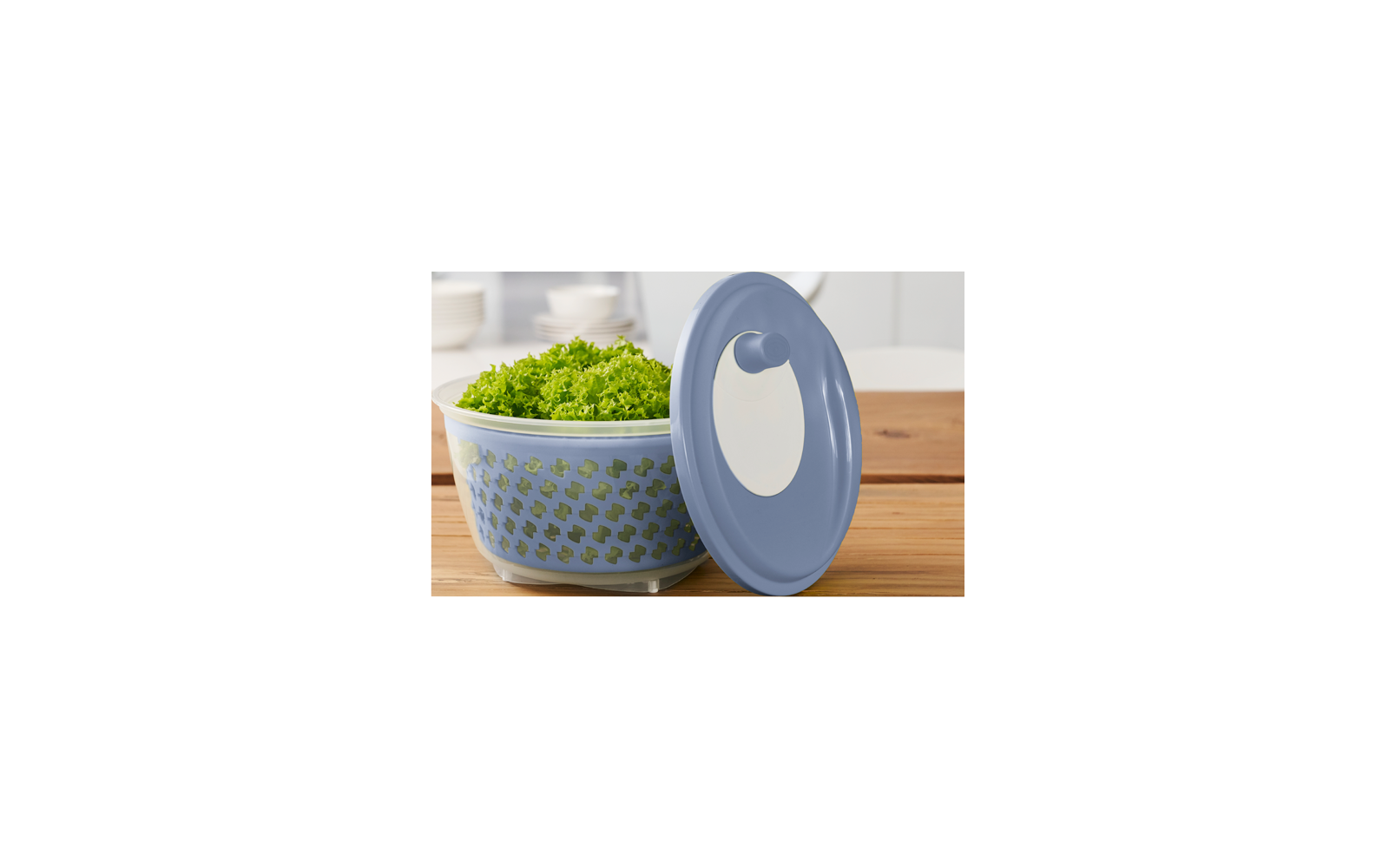 Rotho Salatschleuder fresh 4.5 Liter  horizon blue