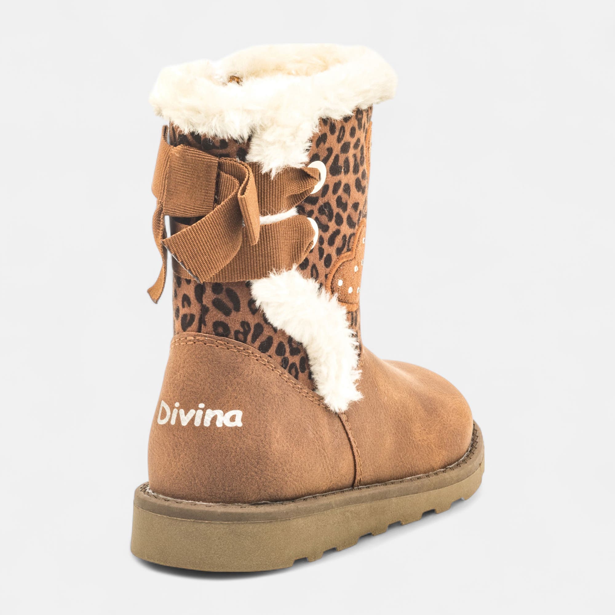Bottes Fille cognac