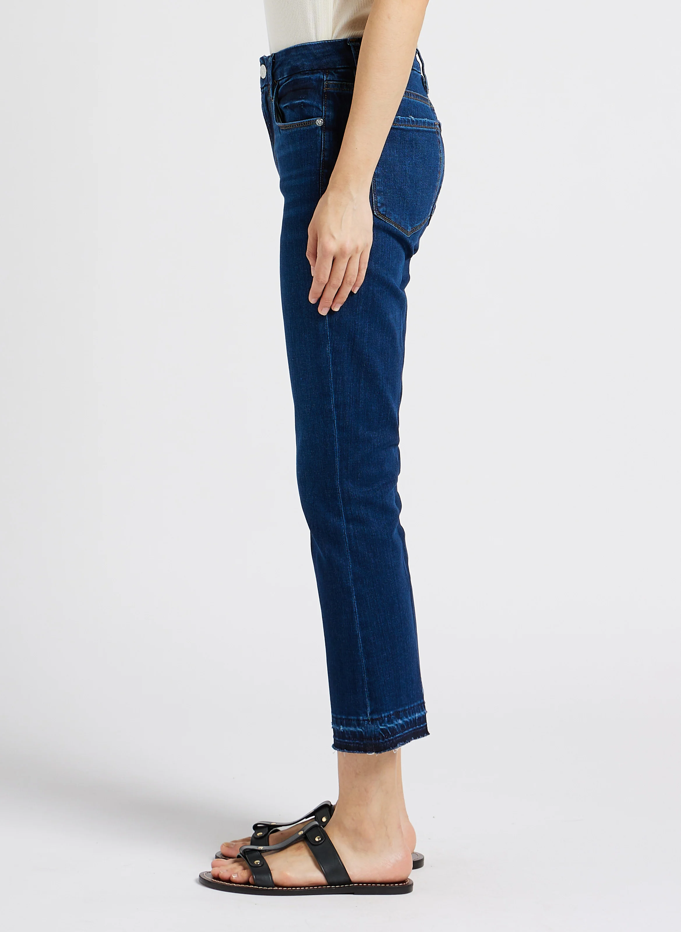 Jean cropped évasé | Jean Délavé