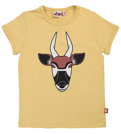 ANIMALS T-Shirt - DyrHide - Verblasst Yellow Bongo Antilope
