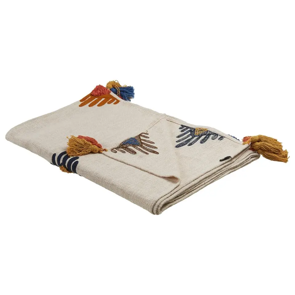 MUNGER - Plaid - Multicolor - 130 x 180 cm - Katoen