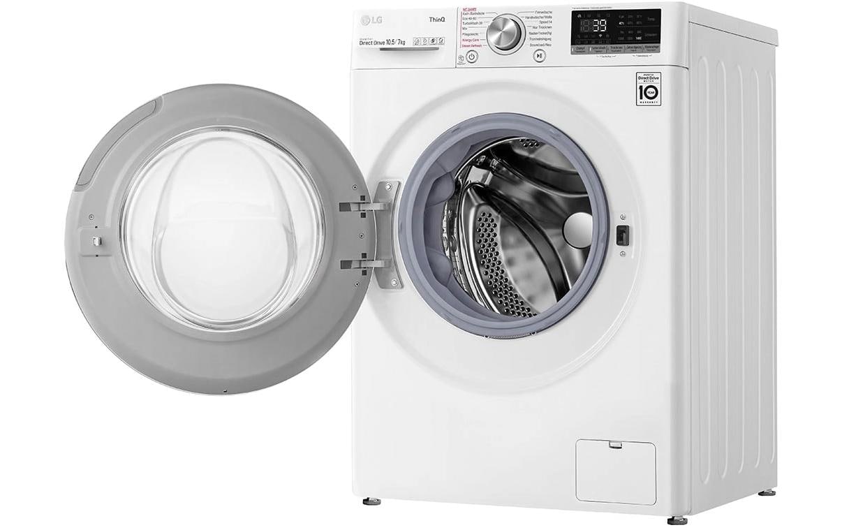 LG Waschtrockner »V7WD107H2E 10,5 kg / 7 kg« 10,5 kg /7 kg 71 dB(A)