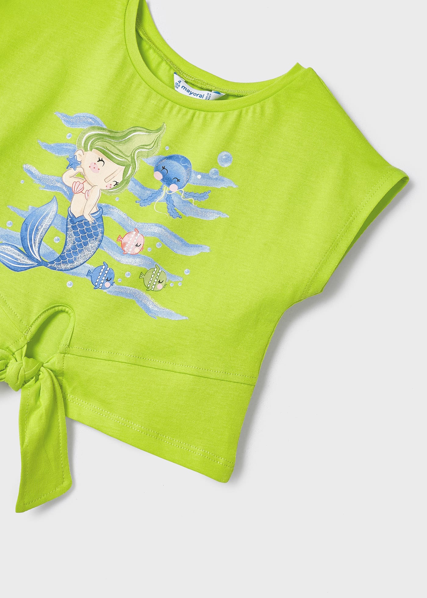 Conjunto de duas peças em algodão sustentável para meninas