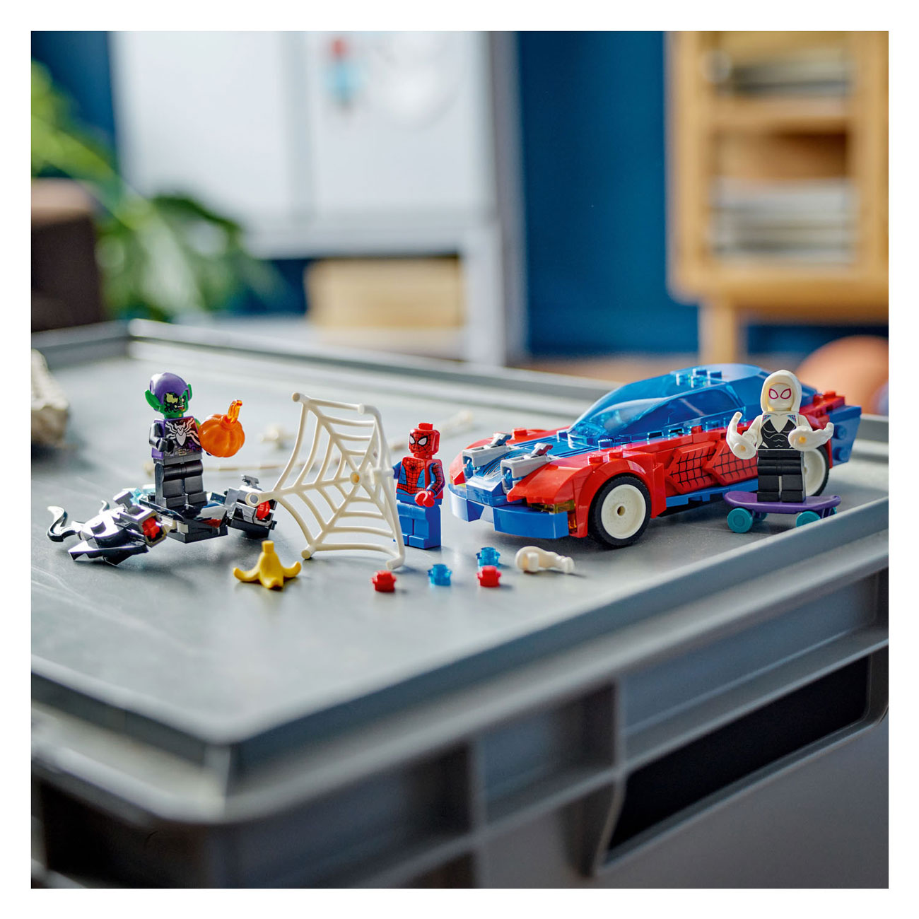 LEGO Super Heroes 76279 Spider-Man racewagen en Venom Green Goblin