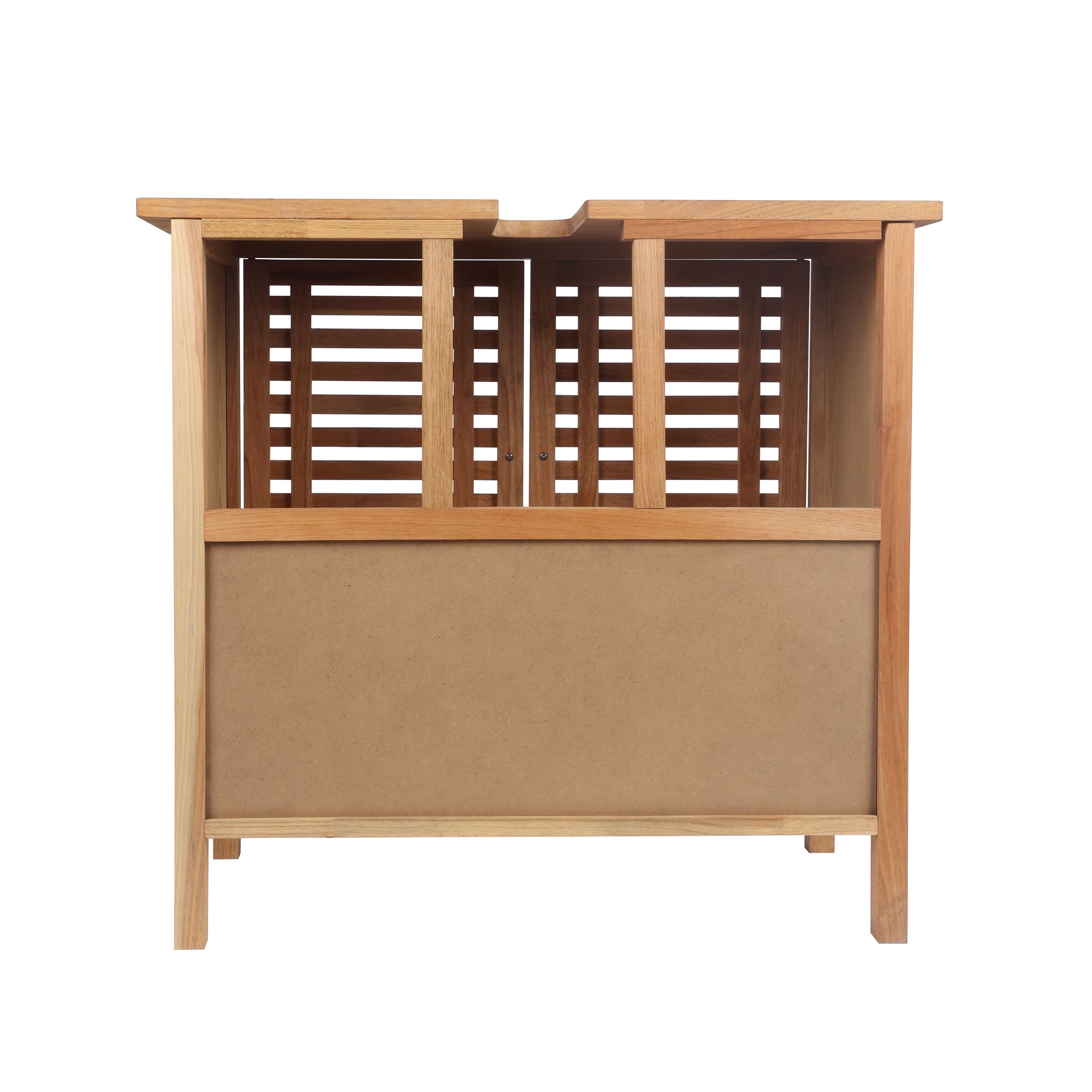 Waschbeckenunterschrank Walnussholz 66 x 29 x 61 cm