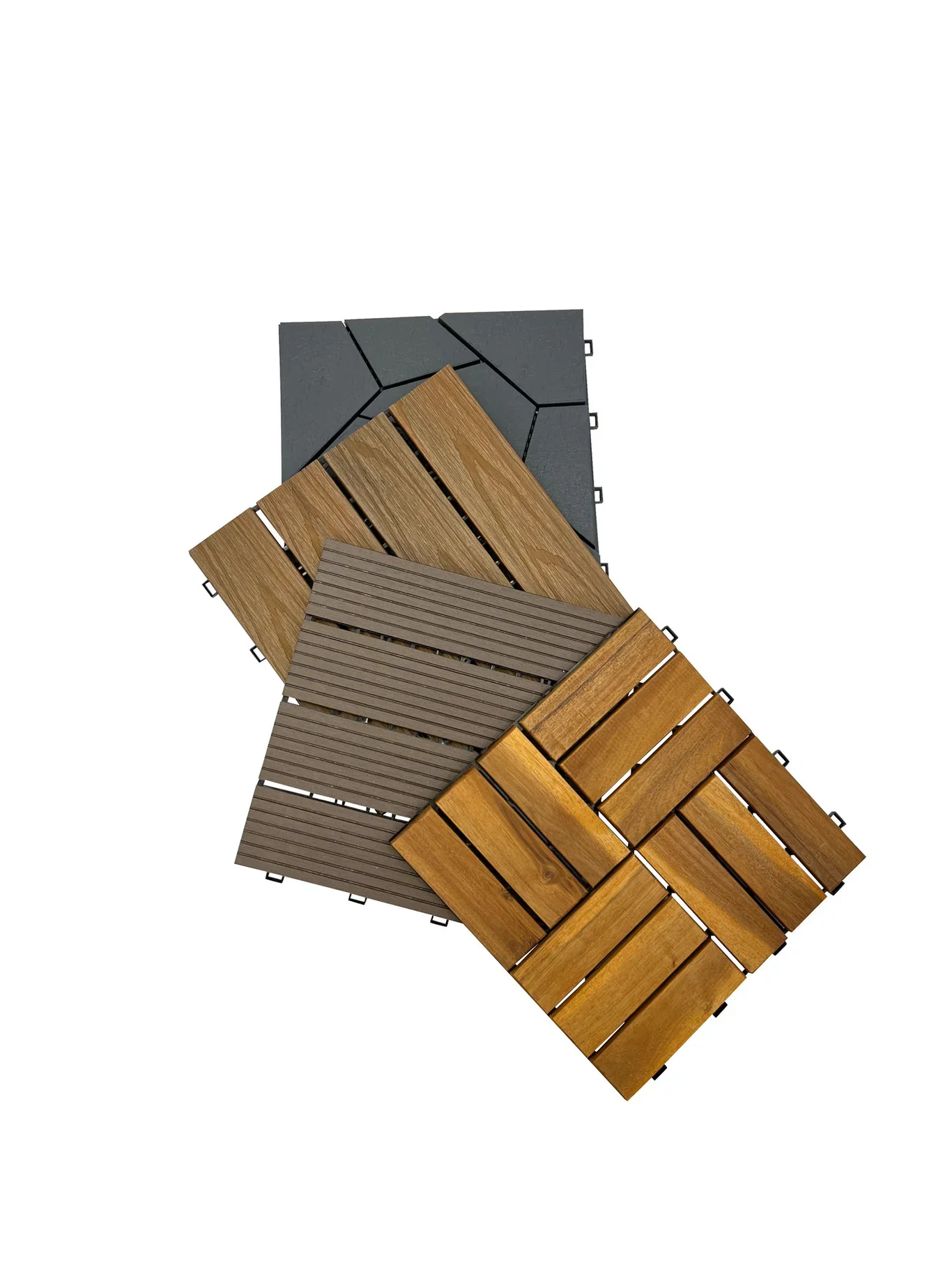 Terrassehelle Plastskifer 4 pk