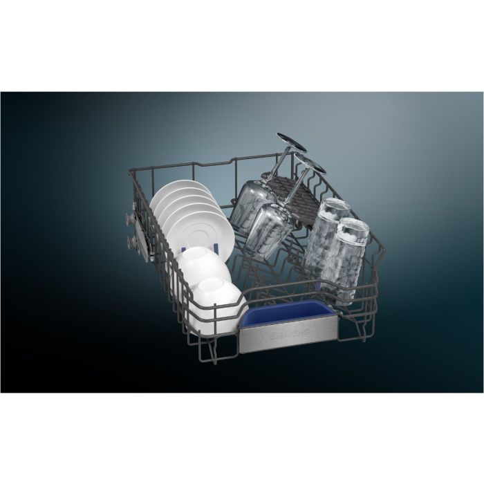 Siemens teilintegrierter Geschirrspüler iQ500 SR55ZS11ME Edelstahl