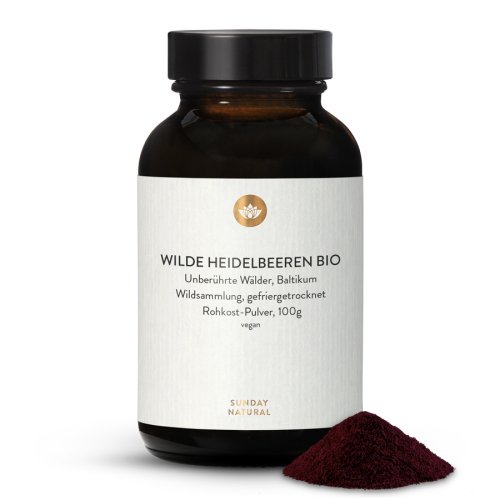 Sunday Natural Products  Bio Wilde Heidelbeeren Pulver
