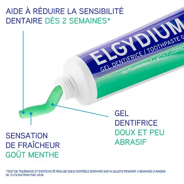 Pasta de dentes Elgydium Sensitive para dentes sensíveis 75ml