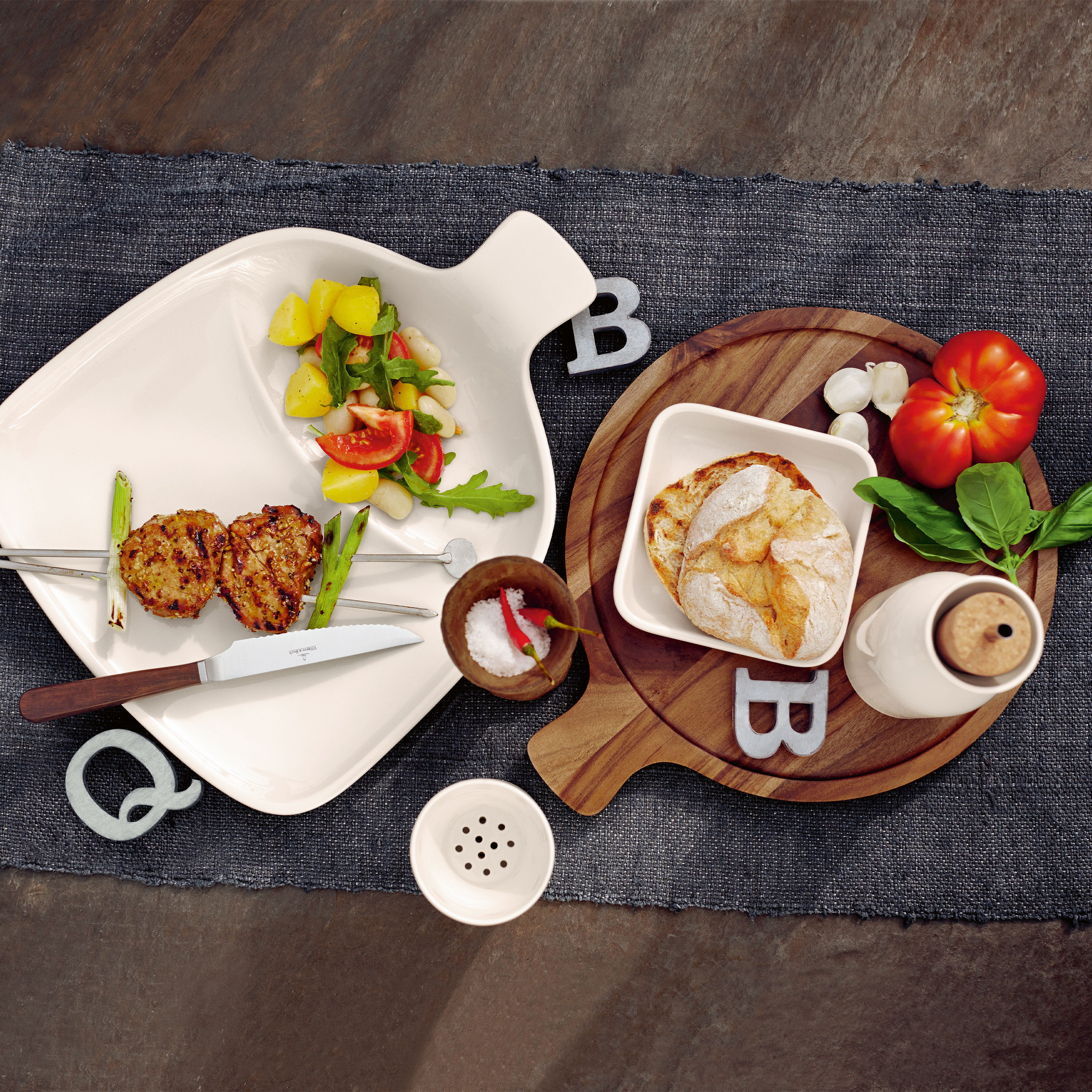 Artesano Serving tray Brown, acacia wood