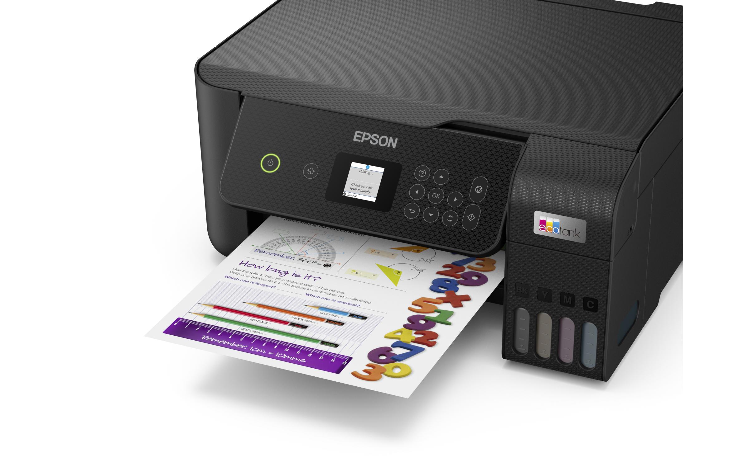 Multifunktionsdrucker EcoTank ET-2870<br>3-in-1-Multifunktions-Tintenstrahldrucker mit Ecotank-System