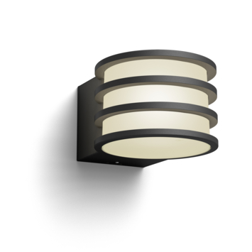 Philips Hue muurlamp Lucca antraciet - warmwit licht 9W