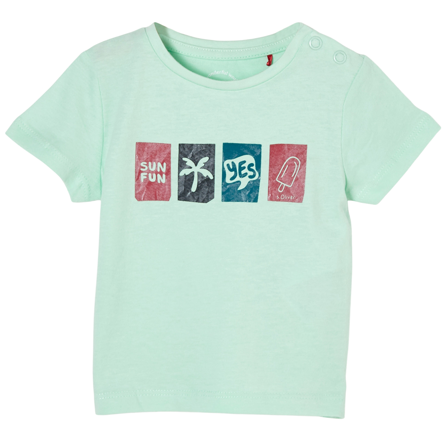 s.Oliver T-Shirt ozeangrün