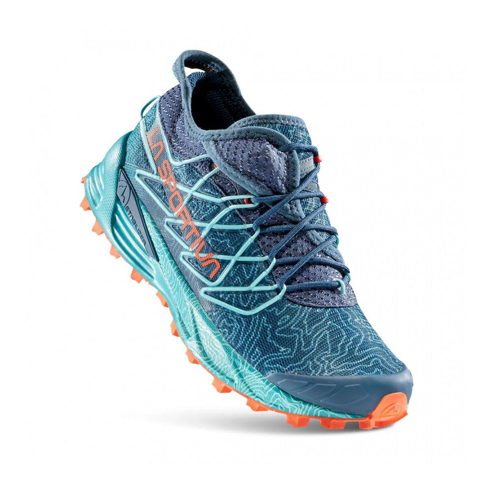 La Sportiva MUTANT - Chaussures trail Femme storm blue/cherry tomato