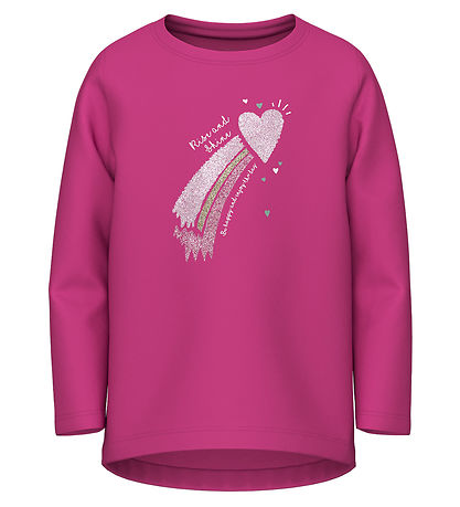Name It Bluse - NmfVix - Raspberry Rose/Shooting Star