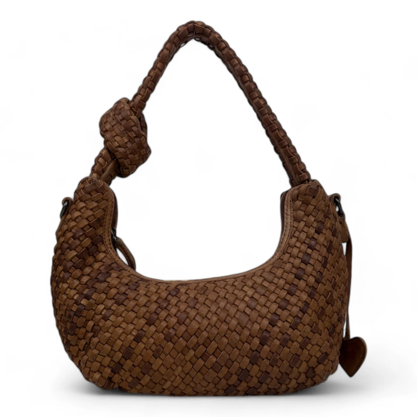 DSTRCT Brooklyn Flea Hobo Bag M Cognac