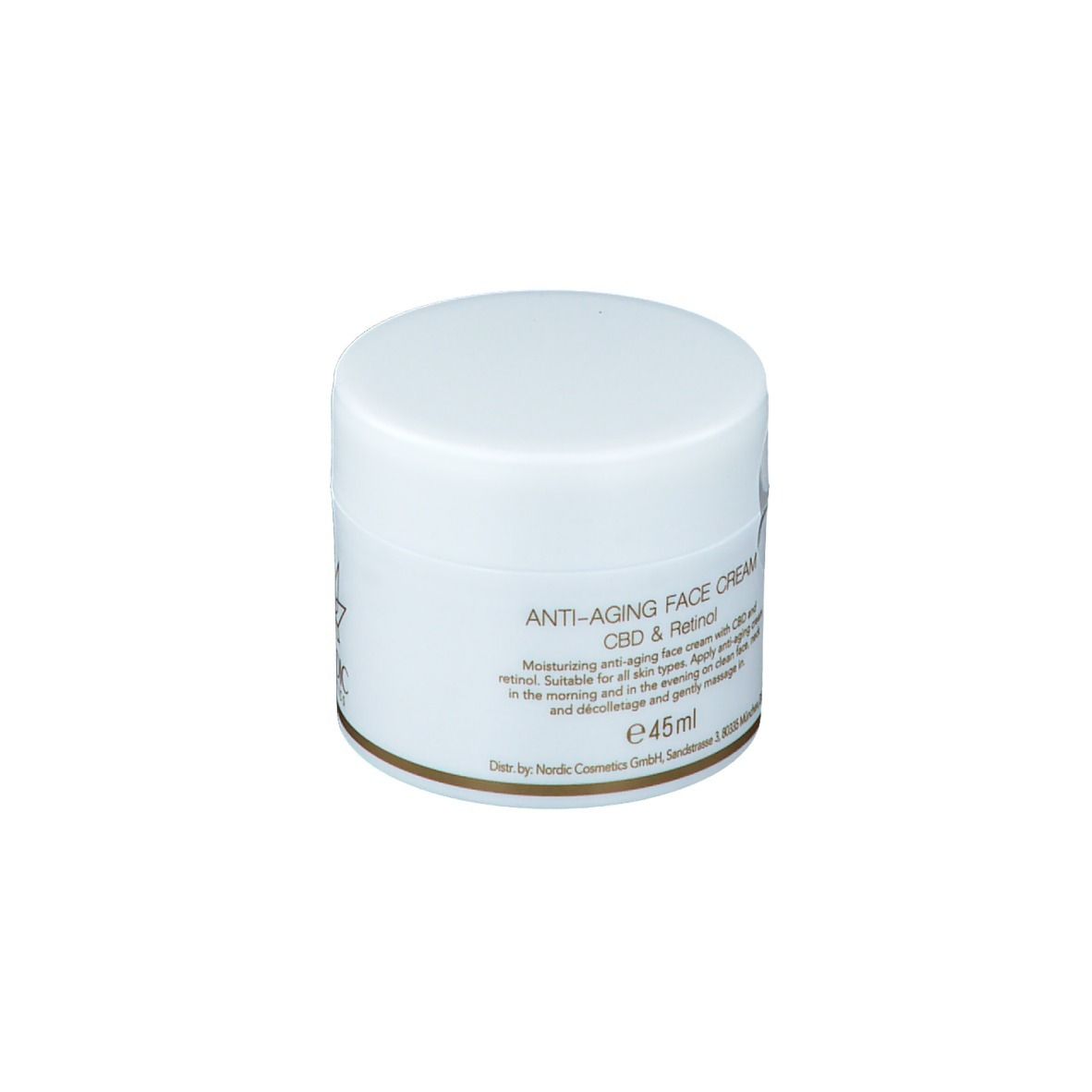Nordic Cosmetics Anti-Aging Gesichtscreme CBD + Retinol