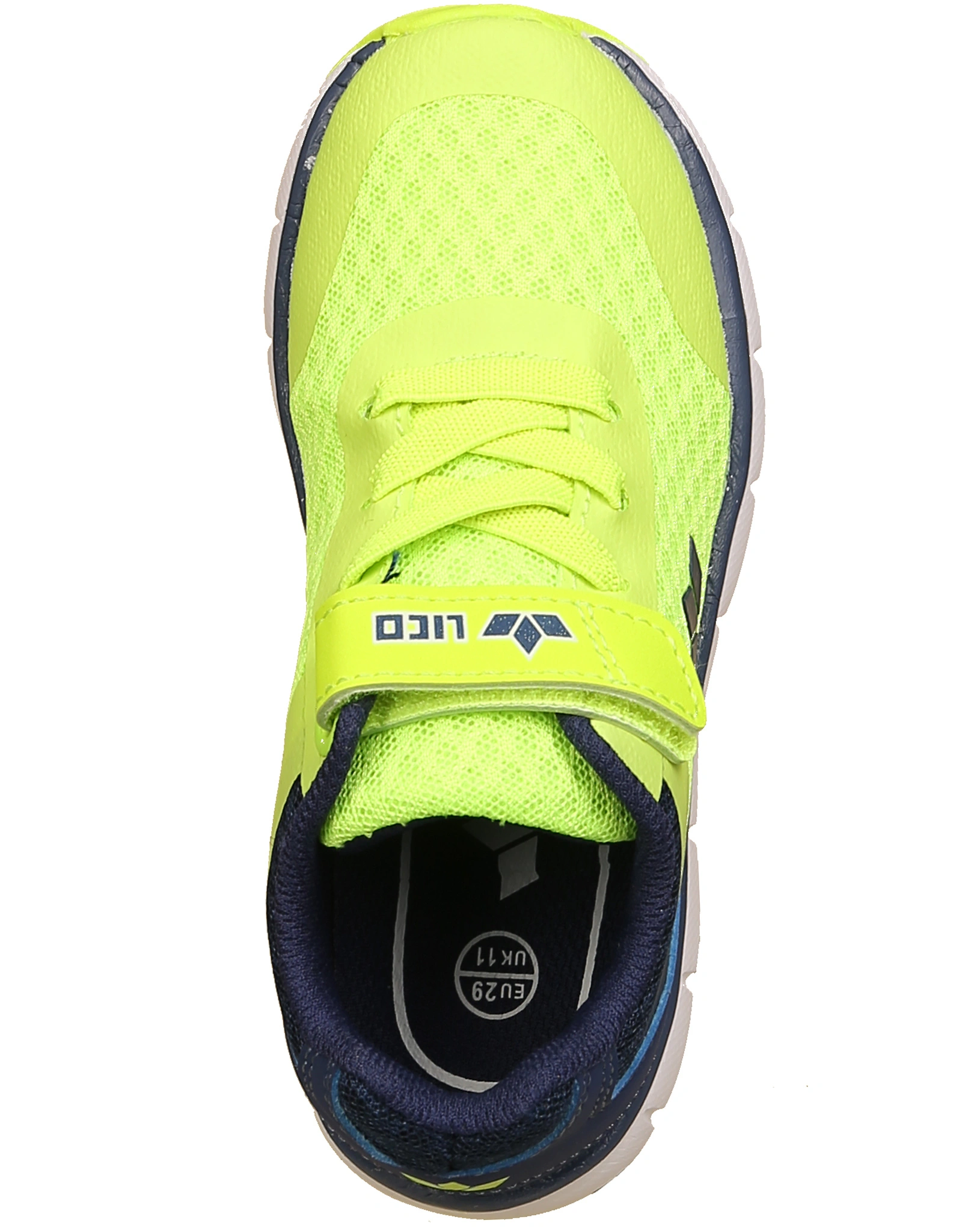 Klett-Sneaker ROMBO JUNIOR in lemon/navy