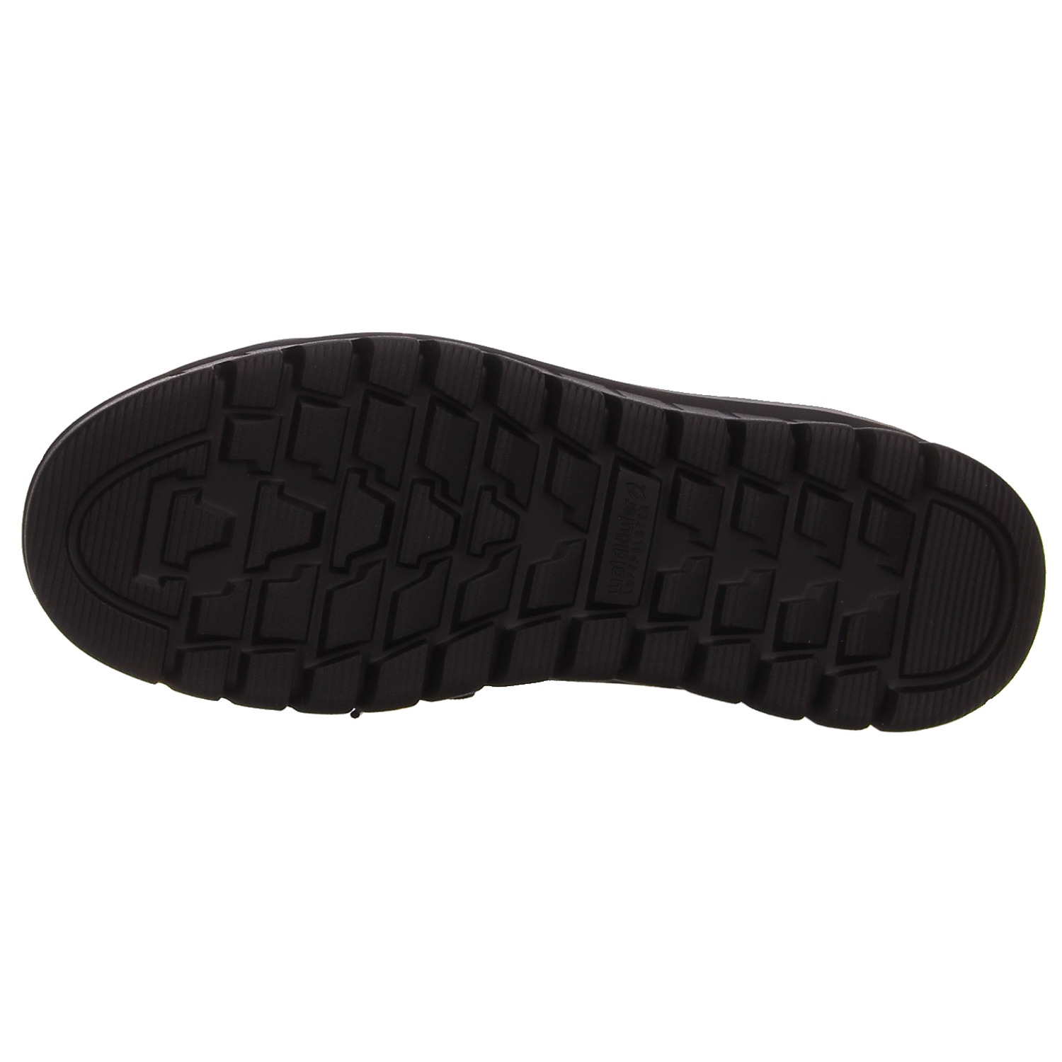 Waldläufer Schnürschuh schwarz schwarz