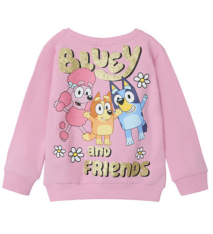 Name It Sweatshirt - NmfFappa Bluey - Pink Zuckerguss