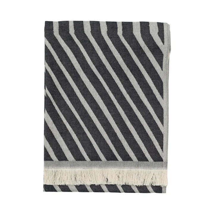 Marimekko - Kalasääski Handtuch, 50 x 100 cm, off-white / charcoal