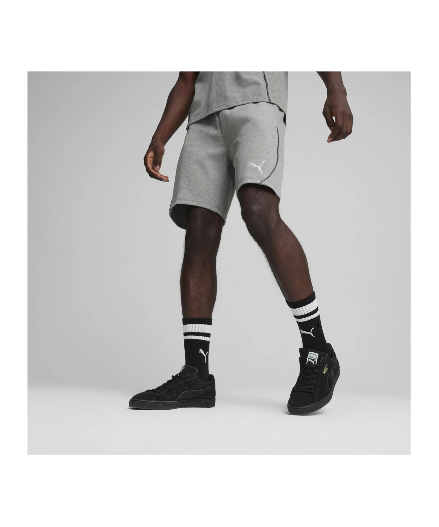 PUMA teamFINAL Casuals Shorts Grau F33
